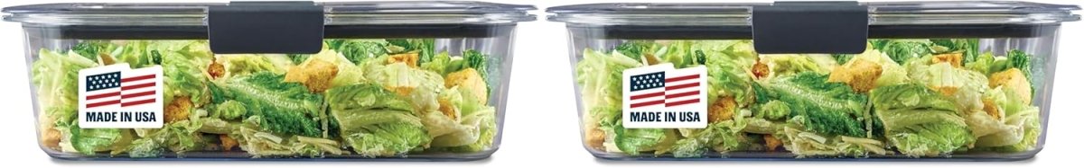 Rubbermaid Brilliance BPA - Free Airtight Food Storage Containers, 24 - Piece Set, Easy for Meal Prep, Lunch &amp; Leftovers - Homesidy.com