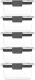 Rubbermaid Brilliance BPA - Free Airtight Food Storage Containers, 24 - Piece Set, Easy for Meal Prep, Lunch &amp; Leftovers - Homesidy.com