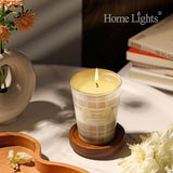 HomeLights Scented Candles for Women &amp; Men, 18oz Candle Jars Aromatherapy 4 - Wick Candle, Ideal for Rustic Modern Home Decor and Gifts, Blueberry Cheesecake - Homesidy.com