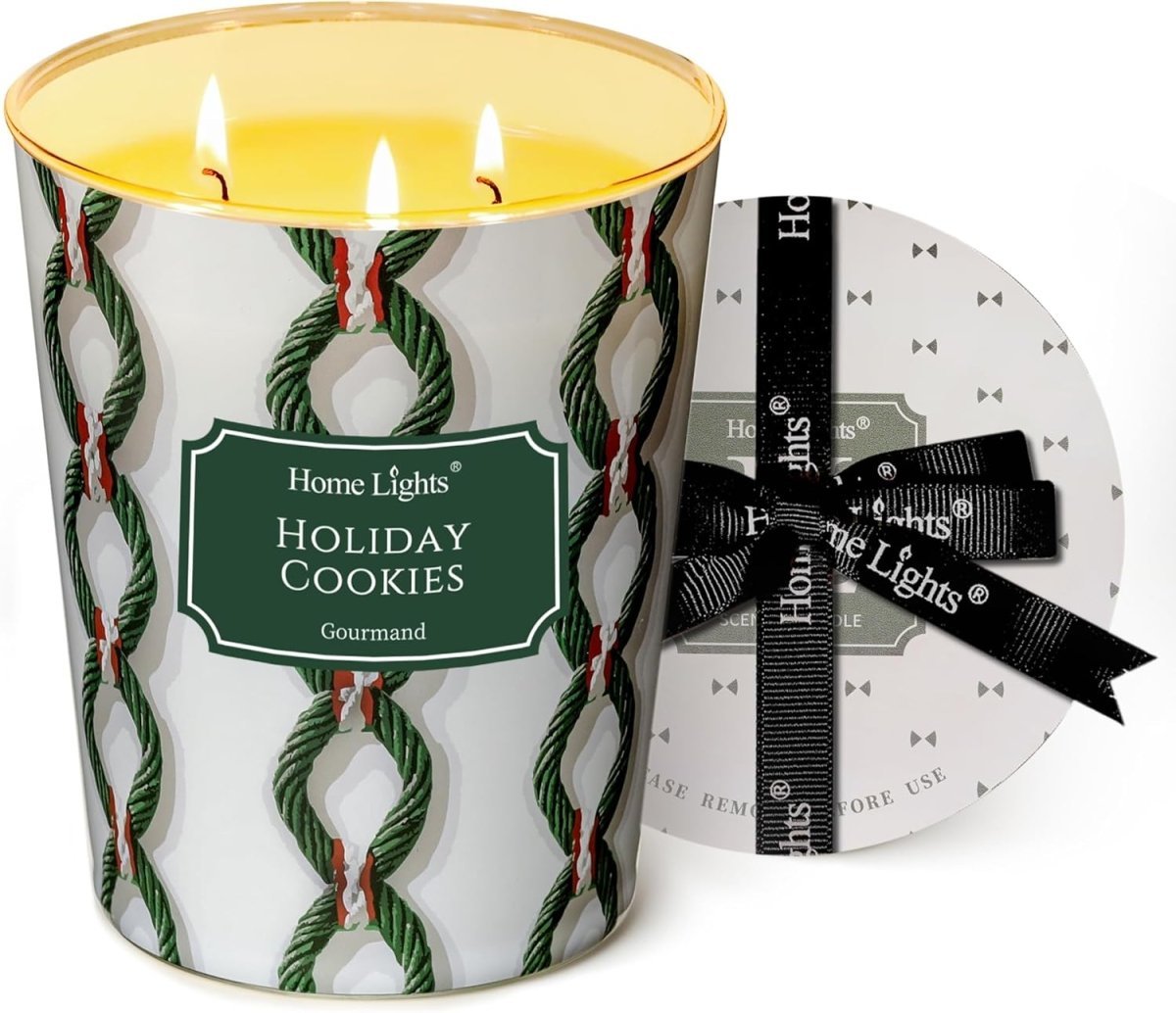 HomeLights Scented Candles for Women &amp; Men, 18oz Candle Jars Aromatherapy 4 - Wick Candle, Ideal for Rustic Modern Home Decor and Gifts, Blueberry Cheesecake - Homesidy.com