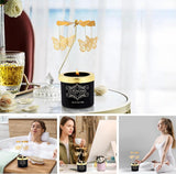 Christmas Gifts for Women, Unique Birthday Gifts for Women, Lavender Butterfly Rotating Scented Candles for Home Fragrance, Mom Birthday Gift from Daughter Son, Xmas Candle Gift for Sister Grandma - Homesidy.com