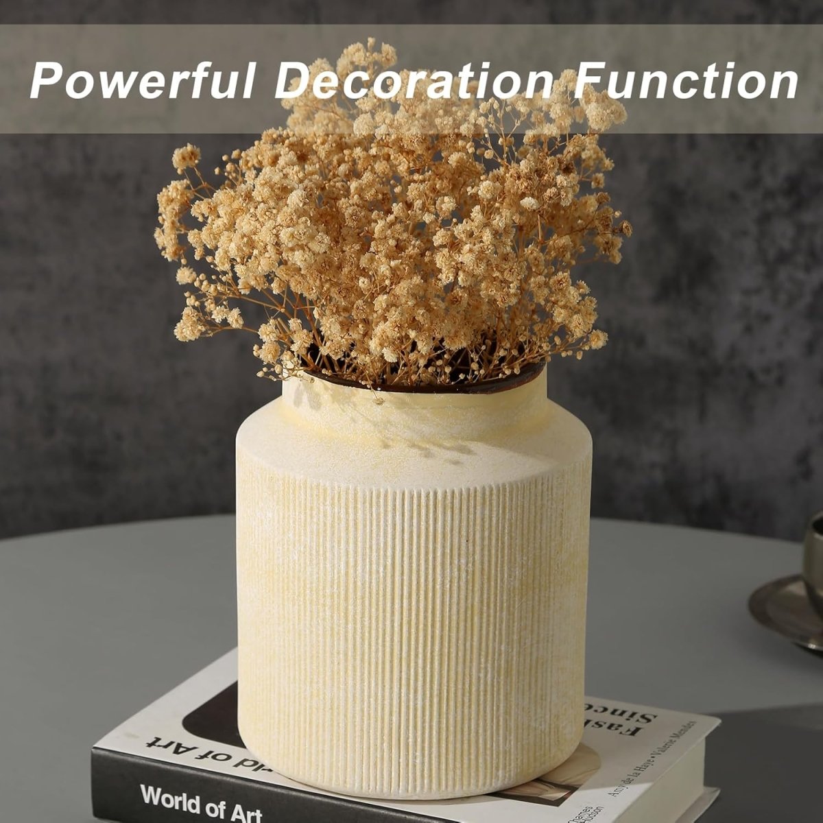 Rustic Vases for Home Decor. Ceramic Vase for Dining Table Decor. Terracotta Decorative Vase 6.1IN. ZSHLXM - Homesidy.com