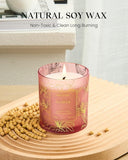 M&amp;SENSE Vanilla Scented Candles, Vegan Soy Candles, Creamy Naturally Scented, 8.1oz 42 - Hour Slow Burning Time, Toxic Free Winter Relaxing Sleep Thanksgiving Christmas Fancy Gift for Home Decor - Homesidy.com