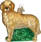 Old World Christmas Black Labrador Dog Collection Glass Blown Ornaments for Christmas Tree 3.75 x 1.5 - Homesidy.com