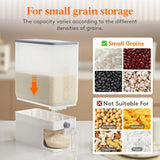 Lifewit Rice Dispenser 25 Lbs(11.3kg), Rice Storage Container Sealed Moisture Proof with Measuring Cup for Kitchen Pantry Household, BPA - Free, 1 Pack - Homesidy.com