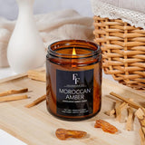 Eucalyptus &amp; Sage Scented Candles,Candles for Home Scented Aromatherapy Candles,Soy Wax Candle Gift for Women Men Amber Jar Candle, 7oz - Homesidy.com