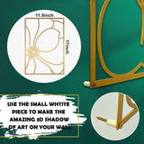 Glamativity 4 Pack Gold Wall Art Decor, Minimalist Single Line Real Metal Wall Art, Womans Body Shape Abstract Wall Art (Gold Classic Style, 17 x 11.8) - Homesidy.com