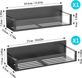 HuggieGems Metal 4 Pack Magnetic Spice Storage Rack Organizer for Refrigerator and Oven, Black Fridge Organizers and Storage - Homesidy.com
