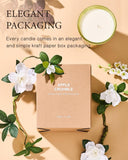 M&amp;SENSE Extra Large Candle Creamy Vanilla Scented, 3 - Wick 35oz 150H Long Lasting, Natural Soy Wax Aromatherapy Candle for Stress Relief, Home Fragrance Fall Winter Christmas Thanksgiving Gifts - Homesidy.com