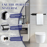 Paper Towel Holder, Self Adhesive or Drilling Paper Towel Holder Under Cabinet, Stainless Steel Black Paper Towel Holders Wall Mount for Kitchen, Bathroom, Sink, Pantry, Fridge - Homesidy.com