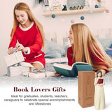 Cuayaes Reading Thinker Statue Book Lover Gifts for Women Readers, Graduates, Students, Teachers, Bookshelf Decor Aesthetic Sculpture Home Decor for Shelves Desk Office Living Room - Homesidy.com