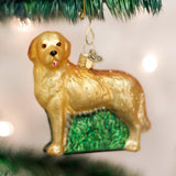 Old World Christmas Black Labrador Dog Collection Glass Blown Ornaments for Christmas Tree 3.75 x 1.5 - Homesidy.com