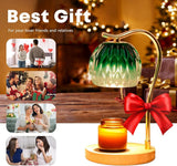 GEEZO Fragrance Candle Warmer Lamp，Electric Candle Warmer with Timer &amp; Dimmer，Mom Christmas Birthday Gifts for Women, House Warming Gifts New Home Bedroom Decor - Homesidy.com