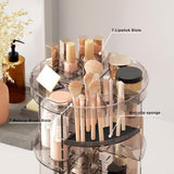 Rotating Makeup Organizer, DIY 8 Adjustable Layers Spinning Skincare Organizer, Cosmetic Display Case with Brush Holder Perfume Tray, Multi - Function Storage Carousel for Vanity Bathroom Countertop - Homesidy.com