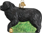Old World Christmas Black Labrador Dog Collection Glass Blown Ornaments for Christmas Tree 3.75 x 1.5 - Homesidy.com
