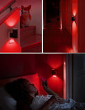 L LOHAS LED Night Light Plug in, Modern Night Lights Plug into Wall, Dusk to Dawn Sensor, Soft White 3000K, 0 - 100LM Adjustable Brightness, Dimmable Night Lights for Hallway Bedroom Stairway, 2 Pack - Homesidy.com