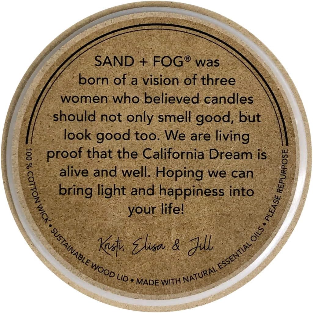 Sand Fog Scented Candle - Crushed Candy Cane – Additional Scents and Sizes – 100% Cotton Lead - Free Wick - Luxury Air Freshening Jar Candles - Perfect Home Decor – 12oz … - Homesidy.com