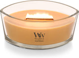 WoodWick Marine Amber Holiday Candle Gifts for Women and Men, 9.7 oz Precious Metals Collection with Crackling Wick - Homesidy.com