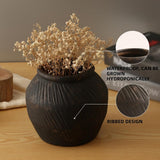 Rustic Vases for Home Decor. Ceramic Vase for Dining Table Decor. Terracotta Decorative Vase 6.1IN. ZSHLXM - Homesidy.com