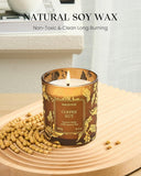 M&amp;SENSE Vanilla Scented Candles, Vegan Soy Candles, Creamy Naturally Scented, 8.1oz 42 - Hour Slow Burning Time, Toxic Free Winter Relaxing Sleep Thanksgiving Christmas Fancy Gift for Home Decor - Homesidy.com