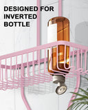 MSAICOE Shower Caddy Hanging - Never Rust Shower Hanging Organizer - Aluminum Over the ShowerHead Caddy with Soap Basket and 6 Hooks for Razor/Sponge (Black) - Homesidy.com