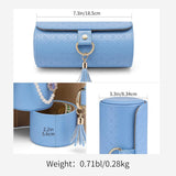 Vlando Travel Jewelry Case for Women, Travel Essential, Travel Must Haves Jewelry Travel Organizer for Girls, Christmas Gifts for Travelers Couples Mom Friends - Black - Homesidy.com