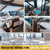 DIYMAG Garage Storage Hooks 6 Pack, 30lbs 2025 Cruise Cabin Ship Essentials N52 Magnetic Hook Heavy Duty Strong Wall Mount Magnets Fridge for Classroom Wall Mount Kitchen Grills Silver - Homesidy.com