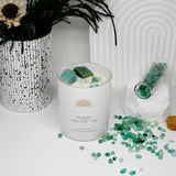 ava concept - Soy Candles with Crystals - Aromatherapy Scented Candle for Women - Lavender Vanilla Gift Set - Small Wax Melts - 3 Pack 3.5oz - Homesidy.com
