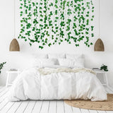 Freyalife Fake Vines for Room Decor(12 Pack 84 Feet) Aesthetic Artificial Plant Ivy Leaves Hanging Greenery Garlands for Home Bedroom Wall Wedding Christmas Party Office Patio Outdoor Garden Décor - Homesidy.com