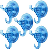 Antimbee 3 Pack Suction Cup Hooks, Clear Suction Cup Hanger, Removable Small Suction Cups for Shower, Bathroom, Glass, Door, Windows, Kitchen - Max Hanging up to 11 lbs on Smooth Surface - Homesidy.com