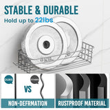 TAILI Shower Caddy Suction Cup 2 Pack with Hooks &amp; Soap holder, Heavy Duty Shower Organizer for Bathroom, No Drilling Bathroom Organizer with Large Capacity, Black Metal Storage Basket - Homesidy.com