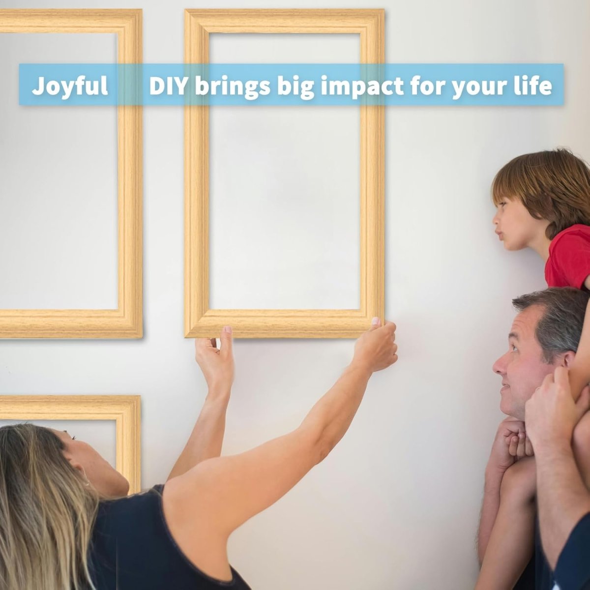 Art3d Pre - Cut Wall Molding Set of 6 pcs, Ready - to - Assemble Wainscoting Panels for Interior Wall Décor Living Room Bedroom Accent Wall - Installed with Glue, 3 Top 3 Bottom - Homesidy.com
