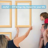 Art3d Pre - Cut Wall Molding Set of 6 pcs, Ready - to - Assemble Wainscoting Panels for Interior Wall Décor Living Room Bedroom Accent Wall - Installed with Glue, 3 Top 3 Bottom - Homesidy.com