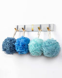 MTDLYICE Loofah Sponge, XXL Large Loofah 100g 4 Pack, Bath Sponge Soft Mesh Shower Loofah for Men, Body Scrub, Shower Pouf Bath Accessories, for Body Wash, Soap (Blue Gray) - Homesidy.com