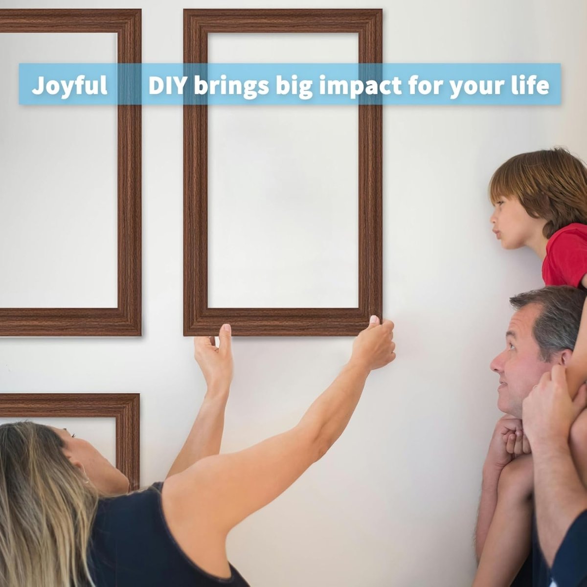 Art3d Pre - Cut Wall Molding Set of 6 pcs, Ready - to - Assemble Wainscoting Panels for Interior Wall Décor Living Room Bedroom Accent Wall - Installed with Glue, 3 Top 3 Bottom - Homesidy.com
