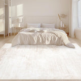 Area Rugs 6x9 Living Room: Washable Rug Modern Abstract Large Rug Soft Non Slip Neutral Rugs Stain Resistant Indoor Carpet for Bedroom Kitchen Dining Room Table Nursery Home Office Rugs(Beige,6x9) - Homesidy.com