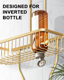 MSAICOE Shower Caddy Hanging - Never Rust Shower Hanging Organizer - Aluminum Over the ShowerHead Caddy with Soap Basket and 6 Hooks for Razor/Sponge (Black) - Homesidy.com
