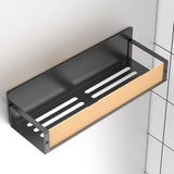 HuggieGems Metal 4 Pack Magnetic Spice Storage Rack Organizer for Refrigerator and Oven, Black Fridge Organizers and Storage - Homesidy.com