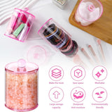 XIPENGKEJI 2 Pack Qtip Holder,Canister Apothecary Jar Set, Bathroom Jars with Lids Set for Cotton Swabs, Balls, Pads, Floss Picks,10oz - 12oz Plastic Canisters Restroom Bedroom Vanity Organizer(Black) - Homesidy.com