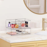 Vtopmart Stackable Storage Drawers Set of 5, Clear Plastic Organizer Bins for Baby Bottle, Beauty Supplies Storage, Ideal for Kichen Countertop, Vanity, Bathroom, Cabinet, Pantry Organization - Homesidy.com