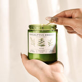 Eucalyptus &amp; Mint Candles for Home Scented, 20 Hours Burn Soy Candle Gift for Women Stress Relief, Meditation, Yoga, Relaxing, Natural Soy Wax for Men and Women, 4oz - Homesidy.com