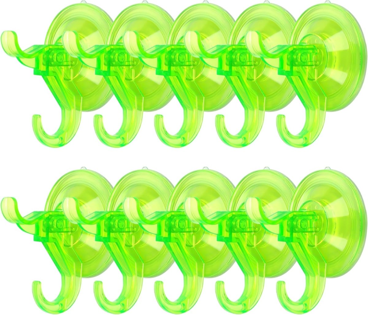 Antimbee 3 Pack Suction Cup Hooks, Clear Suction Cup Hanger, Removable Small Suction Cups for Shower, Bathroom, Glass, Door, Windows, Kitchen - Max Hanging up to 11 lbs on Smooth Surface - Homesidy.com