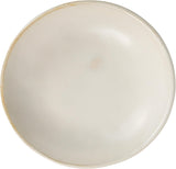 Creative Co - Op Stoneware Bowl w Reactive Glaze, White - Homesidy.com