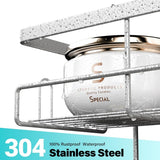 Aitatty Over the Door Shower Caddy Hanging: Black Rustproof Shower Organizer over the Door - No Drilling Bathroom Rack for Inside - Homesidy.com