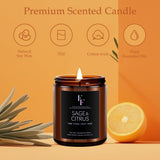 Vanilla Coconut Candle, Scented Candle for Home Soy Wax Candle, Aromatherapy Candle Gift for Women Men, 7oz - Homesidy.com