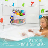 2 x Mesh Bath Toy Organizer 8 Ultra Strong Hooks – The Perfect Bathtub Toy Holder &amp; Bathroom or Shower Caddy – These Multi - use Net Bags Make Baby Bath Toy Storage Easy – For Kids &amp; Toddlers - Homesidy.com