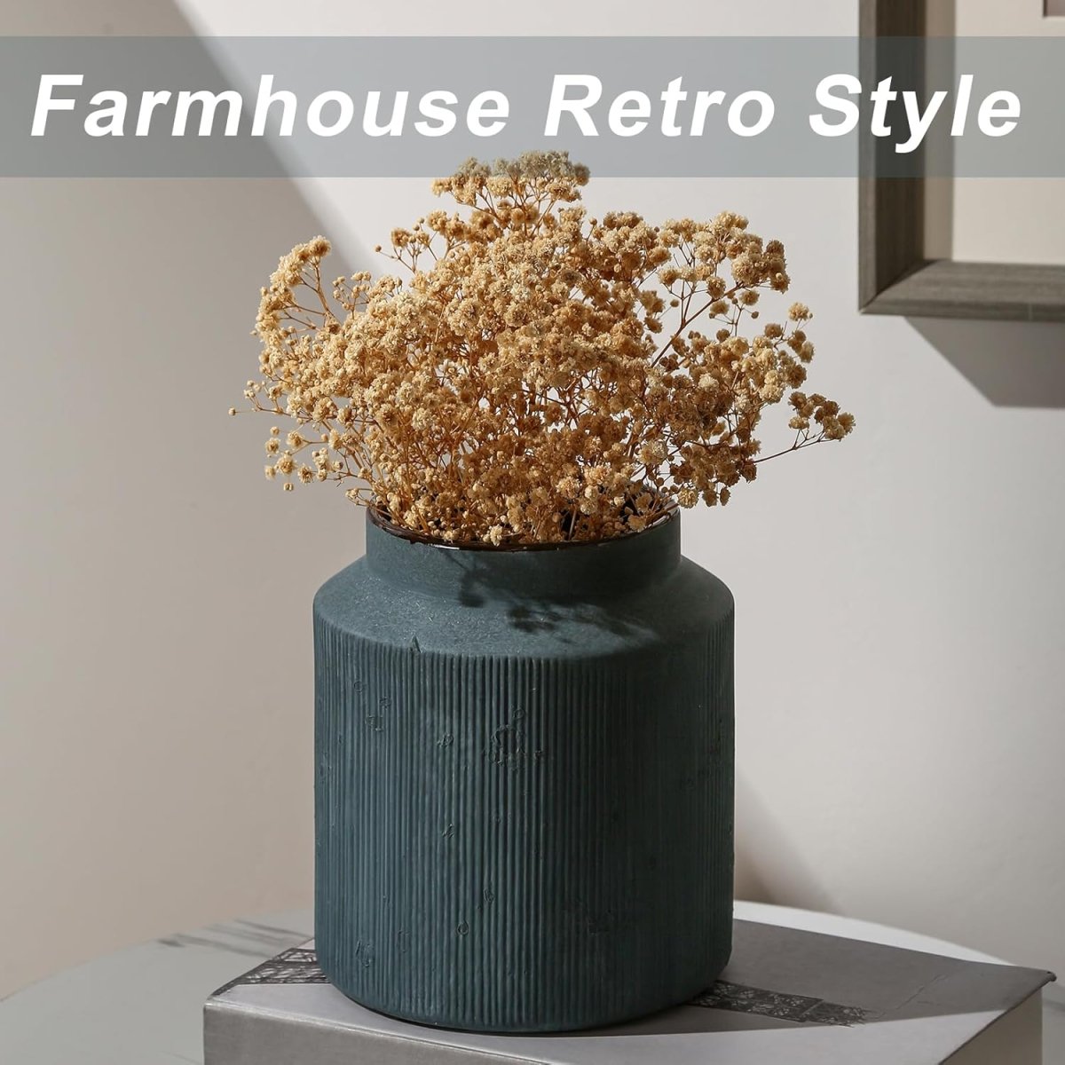 Rustic Vases for Home Decor. Ceramic Vase for Dining Table Decor. Terracotta Decorative Vase 6.1IN. ZSHLXM - Homesidy.com