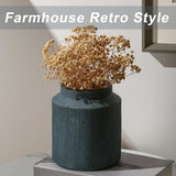 Rustic Vases for Home Decor. Ceramic Vase for Dining Table Decor. Terracotta Decorative Vase 6.1IN. ZSHLXM - Homesidy.com