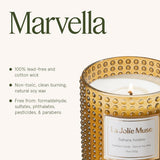 LA JOLIE MUSE Christmas Candle | Ruby Berry Bliss | Mandarin Cranberry &amp; Plum | 10 oz Festive Candle | 55 Hours Clean Burn | Gift for Women &amp; Family - Homesidy.com