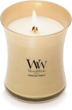 WoodWick Marine Amber Holiday Candle Gifts for Women and Men, 9.7 oz Precious Metals Collection with Crackling Wick - Homesidy.com